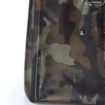 Prada Saffiano Camouflage Military Tote Mimetico 11 of 18