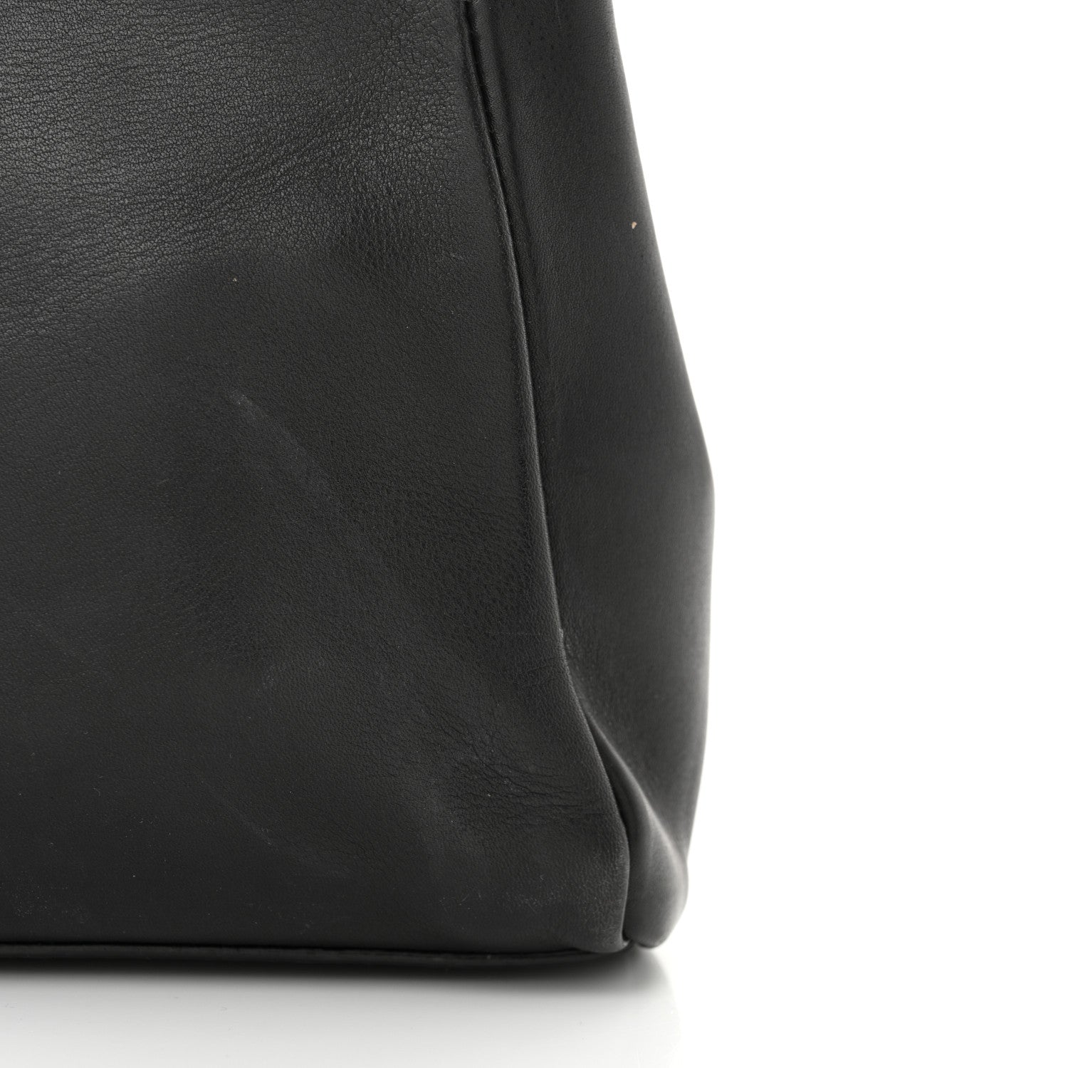 Fendi Vitello Saddle Mini Peekaboo Iconic Satchel Black 15 of 15