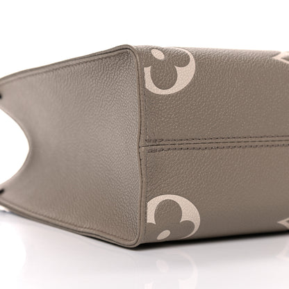 Louis Vuitton Empreinte Monogram Giant Onthego PM Tourterelle Creme 7 of 9
