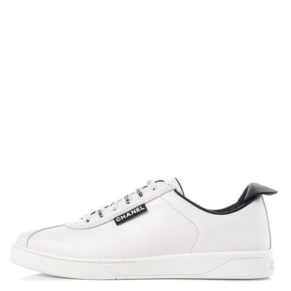 Chanel Calfskin CC Sneakers 39 White 1 of 8