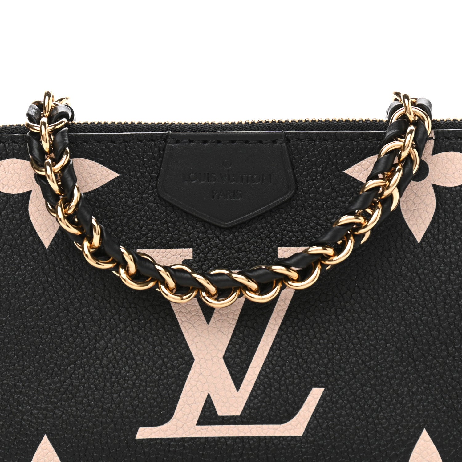 Louis Vuitton Empreinte Monogram Giant Multi Pochette Accessories Mini Pochette Black Beige 7 of 9