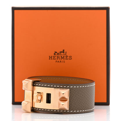 Hermes Epsom Collier de Chien CDC 24 Bracelet Etoupe 9 of 9