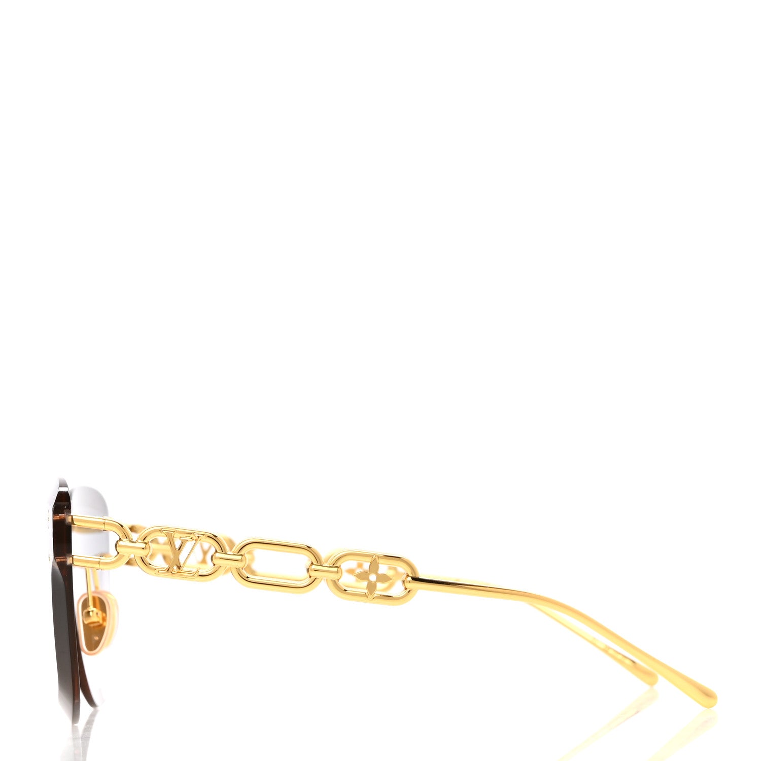 Louis Vuitton Metal Rimless LV Jewel Cat Eye Sunglasses Z1626U Gradient Blue 3 of 8