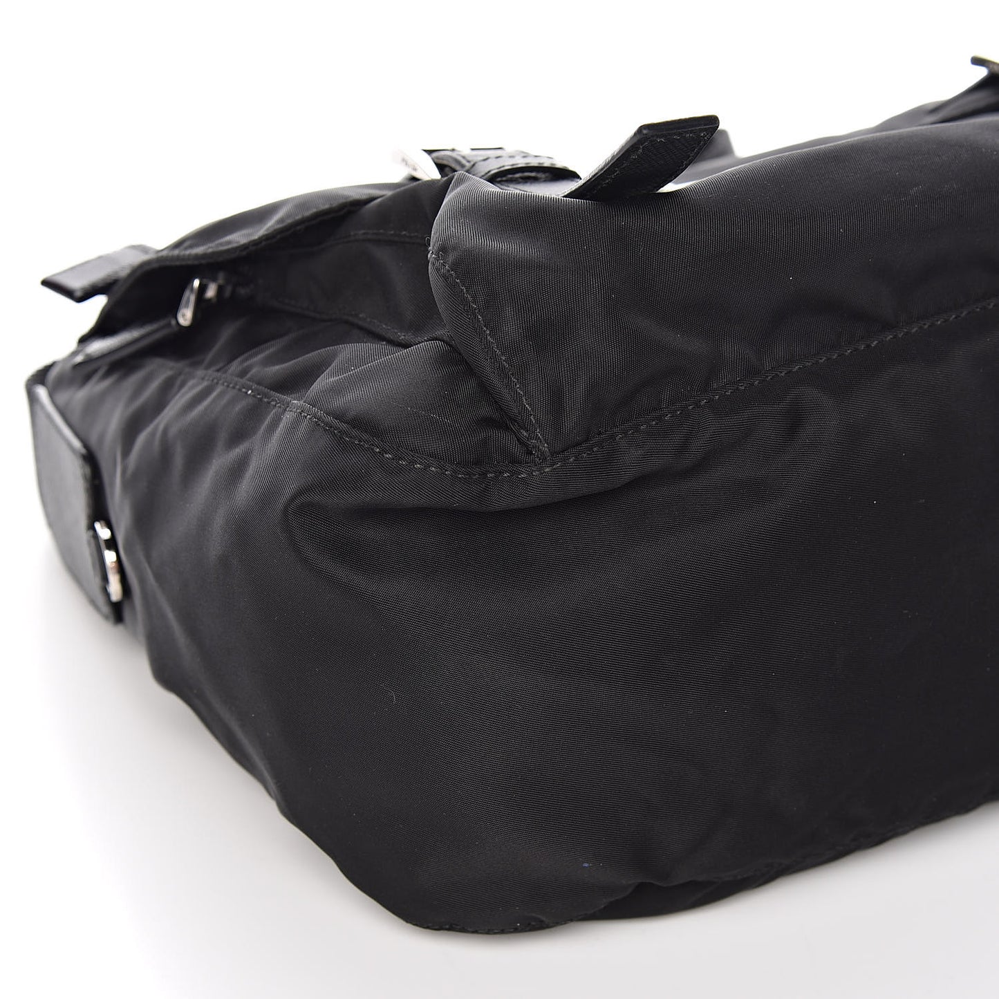 Nylon Vela Sport Messenger Bag Black