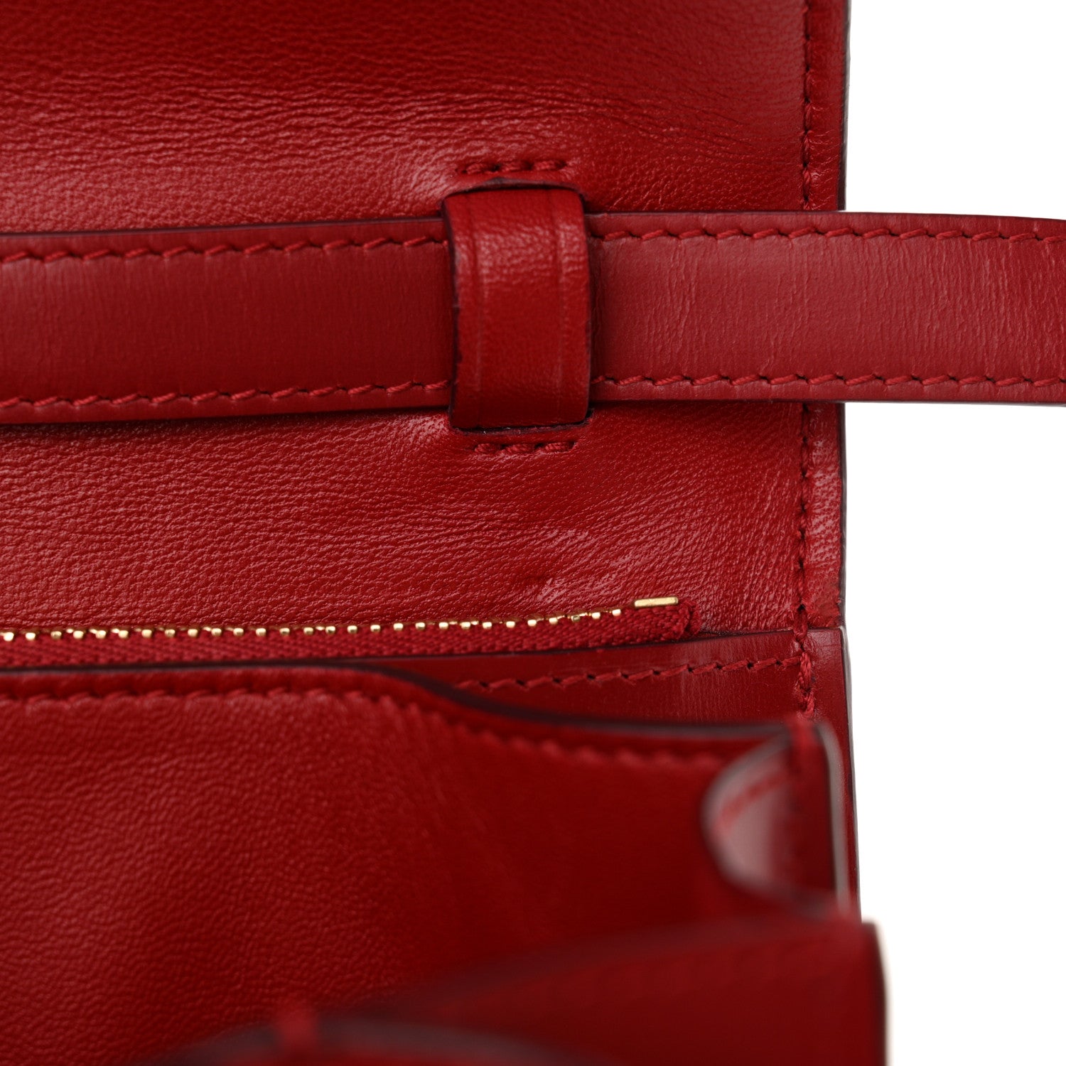 Celine Box Calfskin Medium Classic Box Flap Bag Red 12 of 12