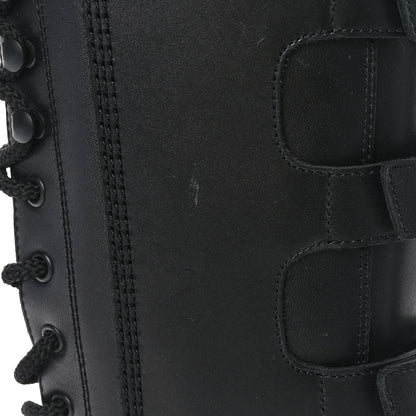 Christian Dior Matte Calfskin Diorebel High Boots 39 Black 9 of 9