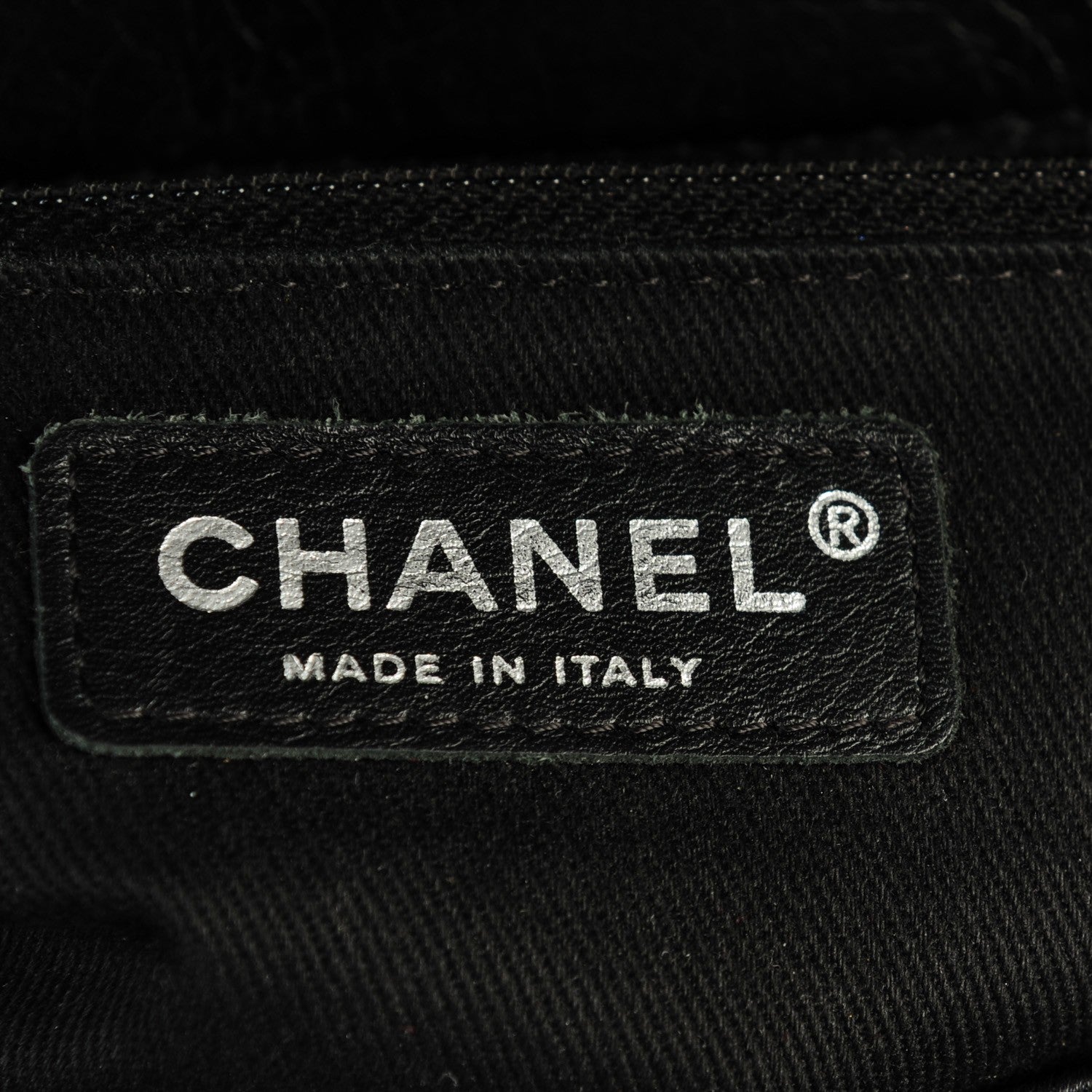 Chanel Distressed Calfskin Hamptons Accordion Flap Black 7 of 8
