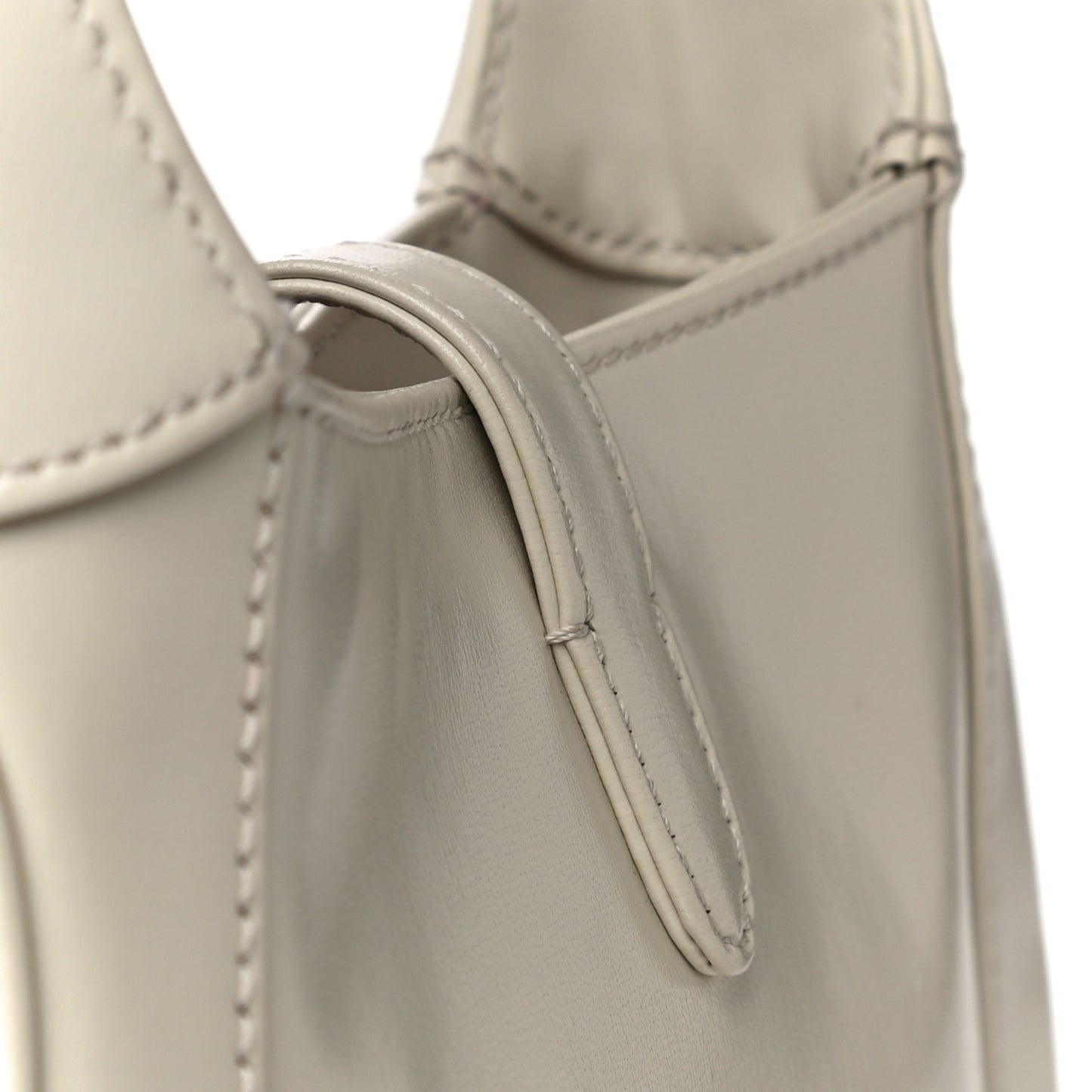 Boarded Dyana Lux Calfskin Mini Jackie 1961 Hobo Mystic White