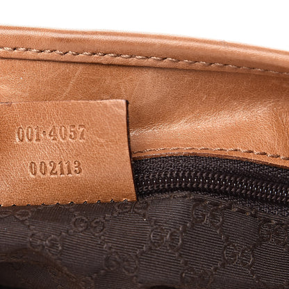 Gucci Calfskin Web Lobster Clasp Lock Jackie O Hobo Brown 7 of 18
