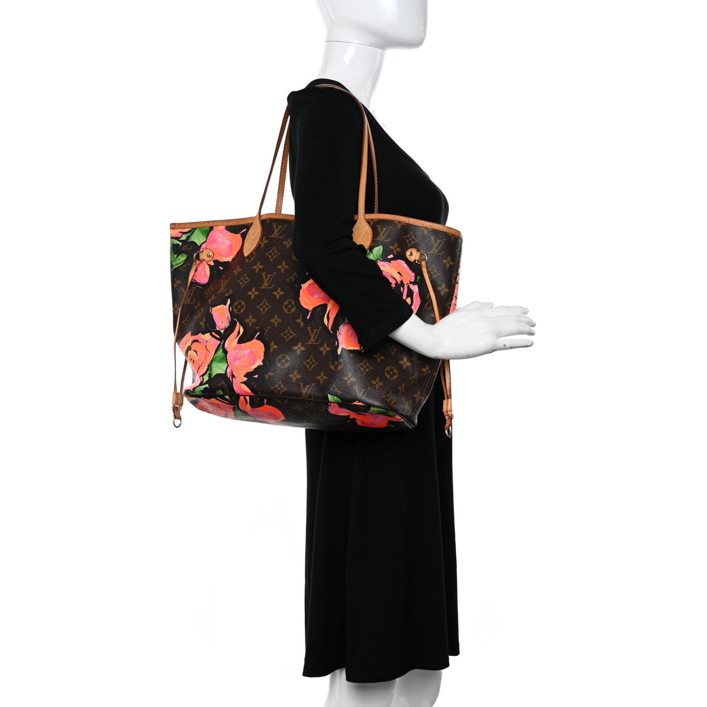 Monogram Roses Neverfull MM