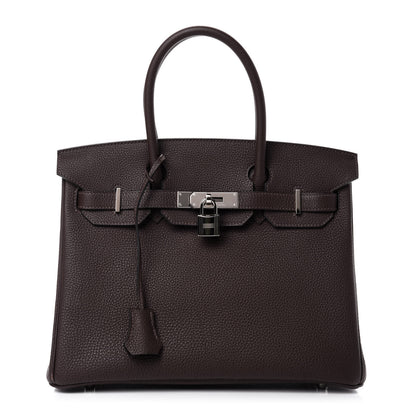 Hermes Togo Birkin 30 Chocolate 1 of 11