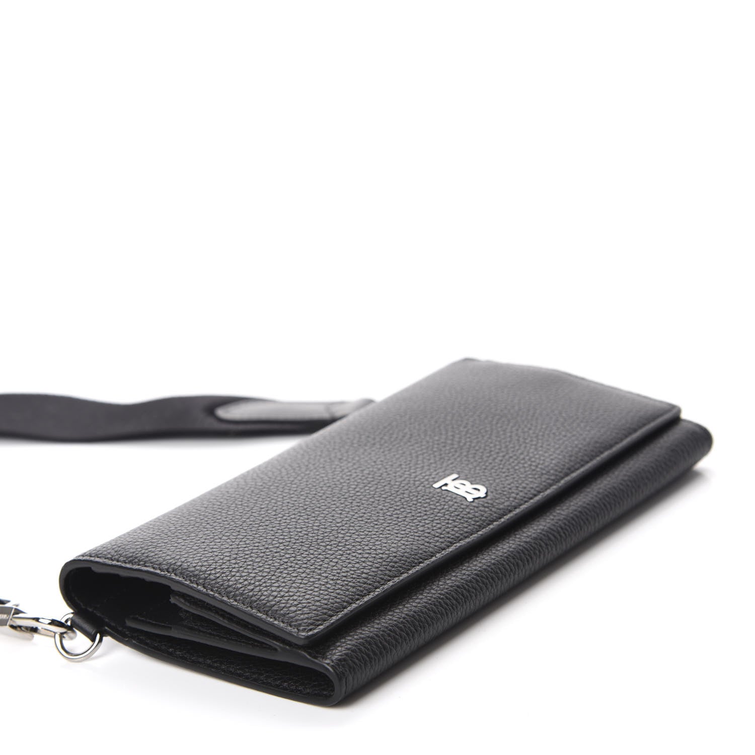 Burberry Grainy Calfskin Wallet with Detachable Strap Black 4 of 9