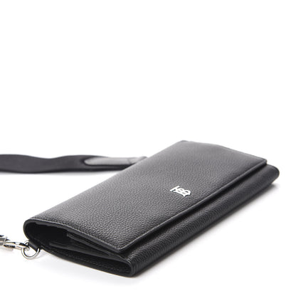 Burberry Grainy Calfskin Wallet with Detachable Strap Black 4 of 9