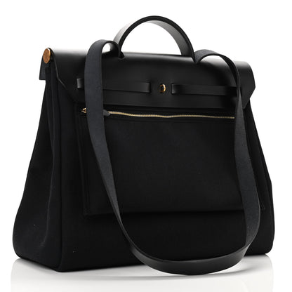 Hermes Military Toile Vache Hunter Herbag Zip 39 MM 4 of 12