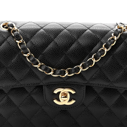 Chanel Caviar Quilted Small Double Flap Black 8 of 11