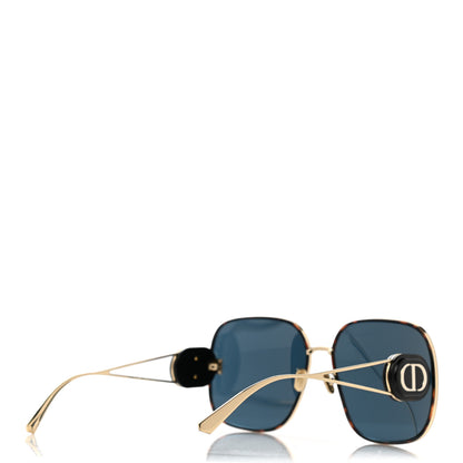 Christian Dior Square Bobby Sunglasses Tortoise Blue 4 of 7