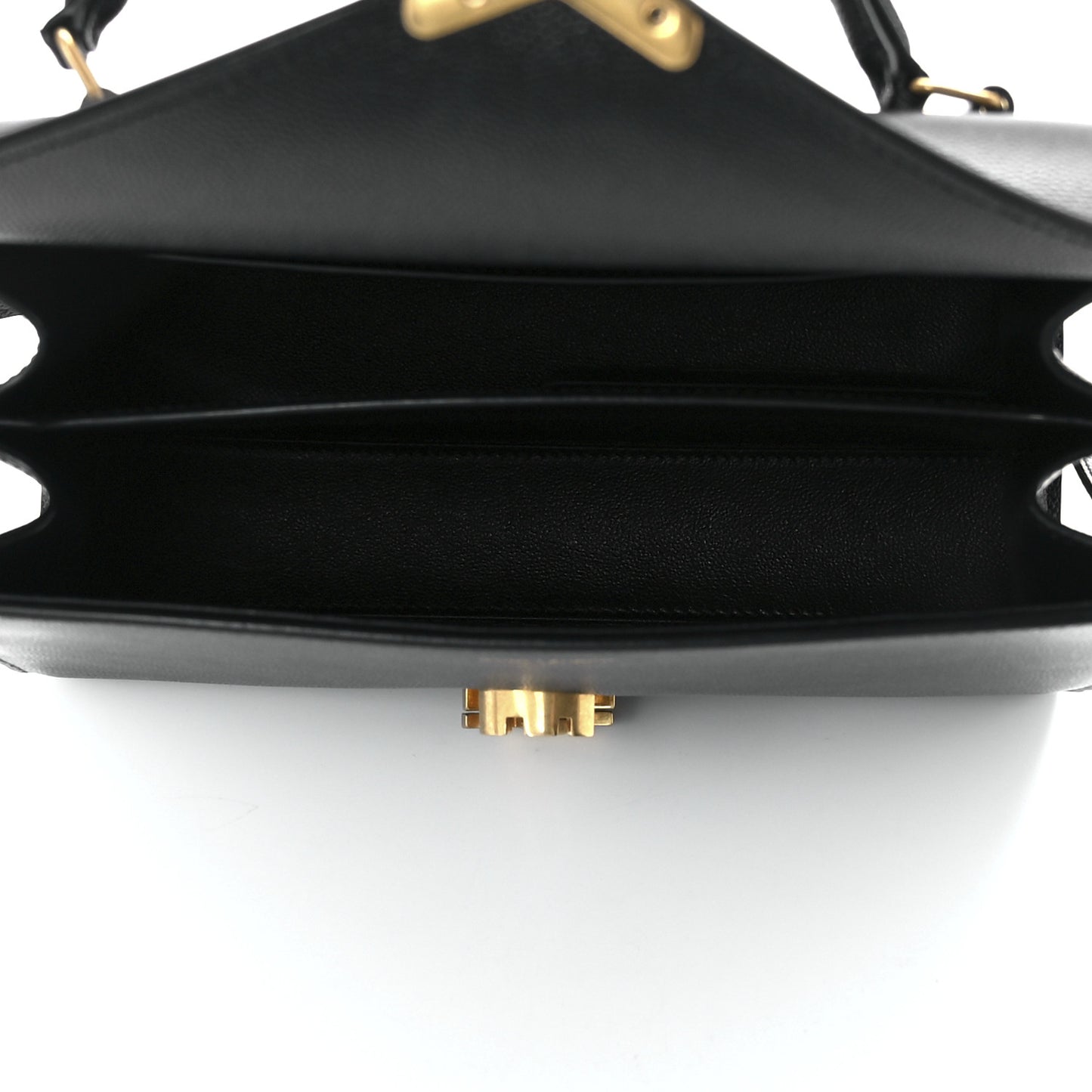 Grain de Poudre Medium Classic Monogram Cassandra Top Handle Black
