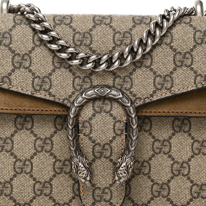 Gucci GG Supreme Monogram Mini Dionysus Shoulder Bag Taupe 8 of 10