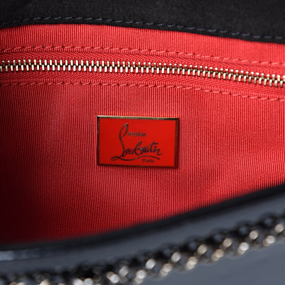 Christian Louboutin Patent Riviera Clutch Black 6 of 9