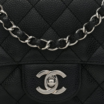 Chanel Caviar Quilted Mini Square Flap Black 8 of 10