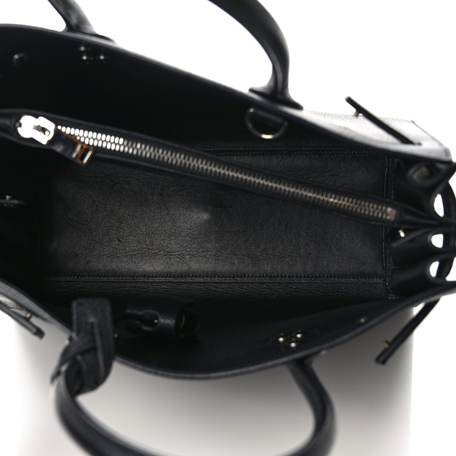 Saint Laurent Grained Calfskin Baby Sac De Jour Black 5 of 13