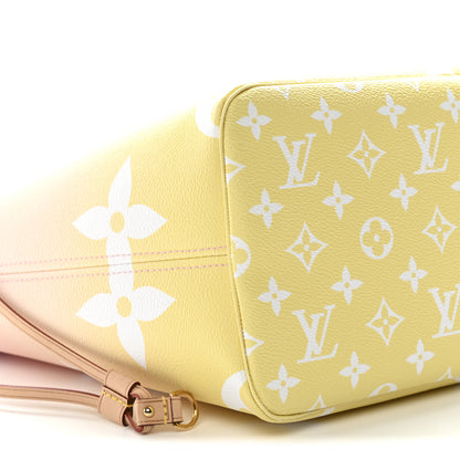 Louis Vuitton Monogram Giant By The Pool Neverfull MM Light Pink 8 of 9