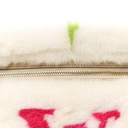 Louis Vuitton LV X TM Mink Ostrich Monogram Bum Bag White Multicolor 7 of 10