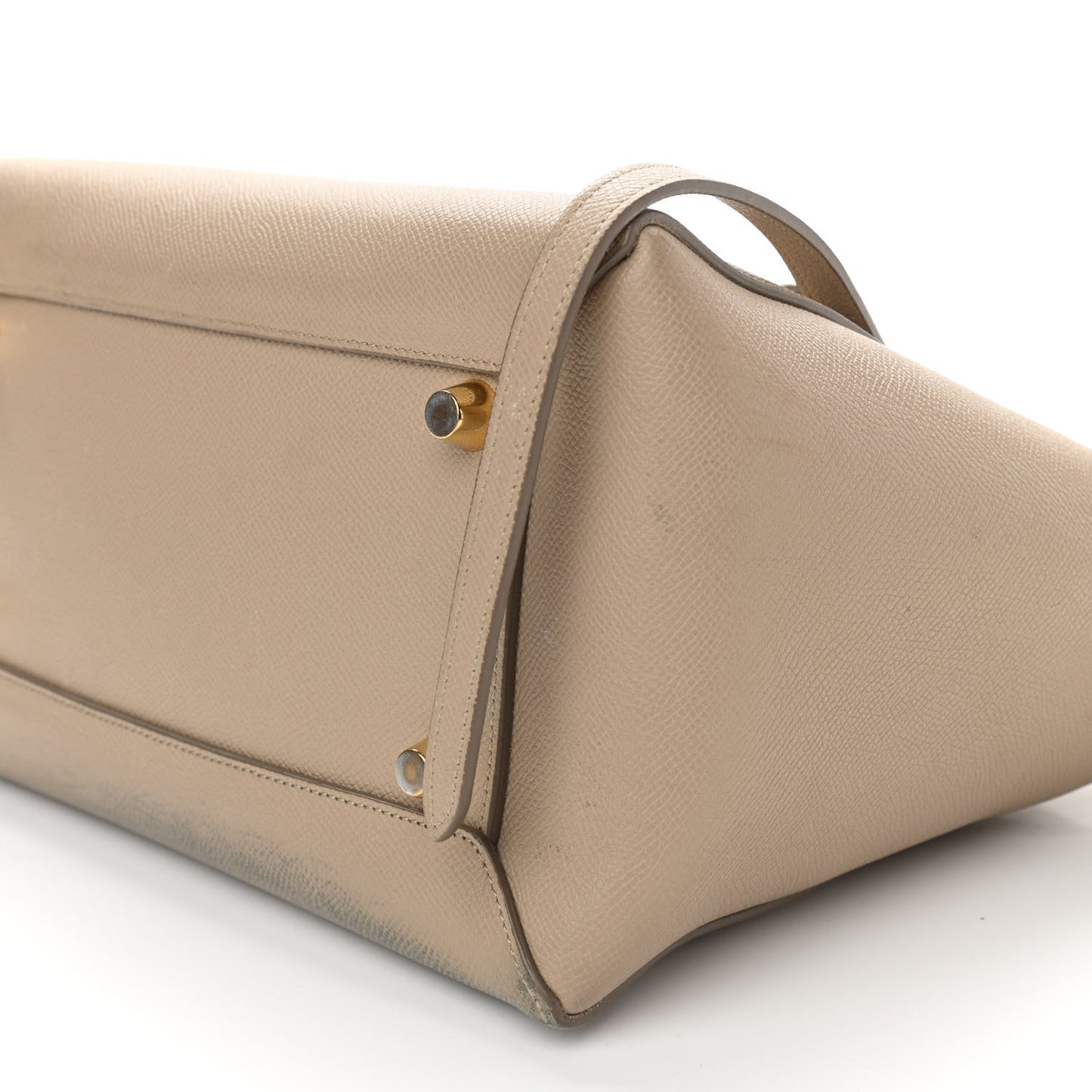 Grained Calfskin Mini Belt Bag Light Taupe