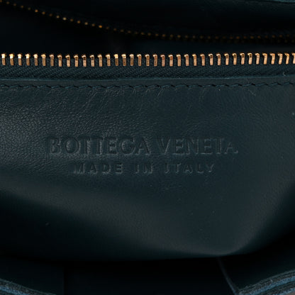 Bottega Veneta Grained Calfskin Maxi Intrecciato Cassette Crossbody Bag Deep Blue 6 of 10