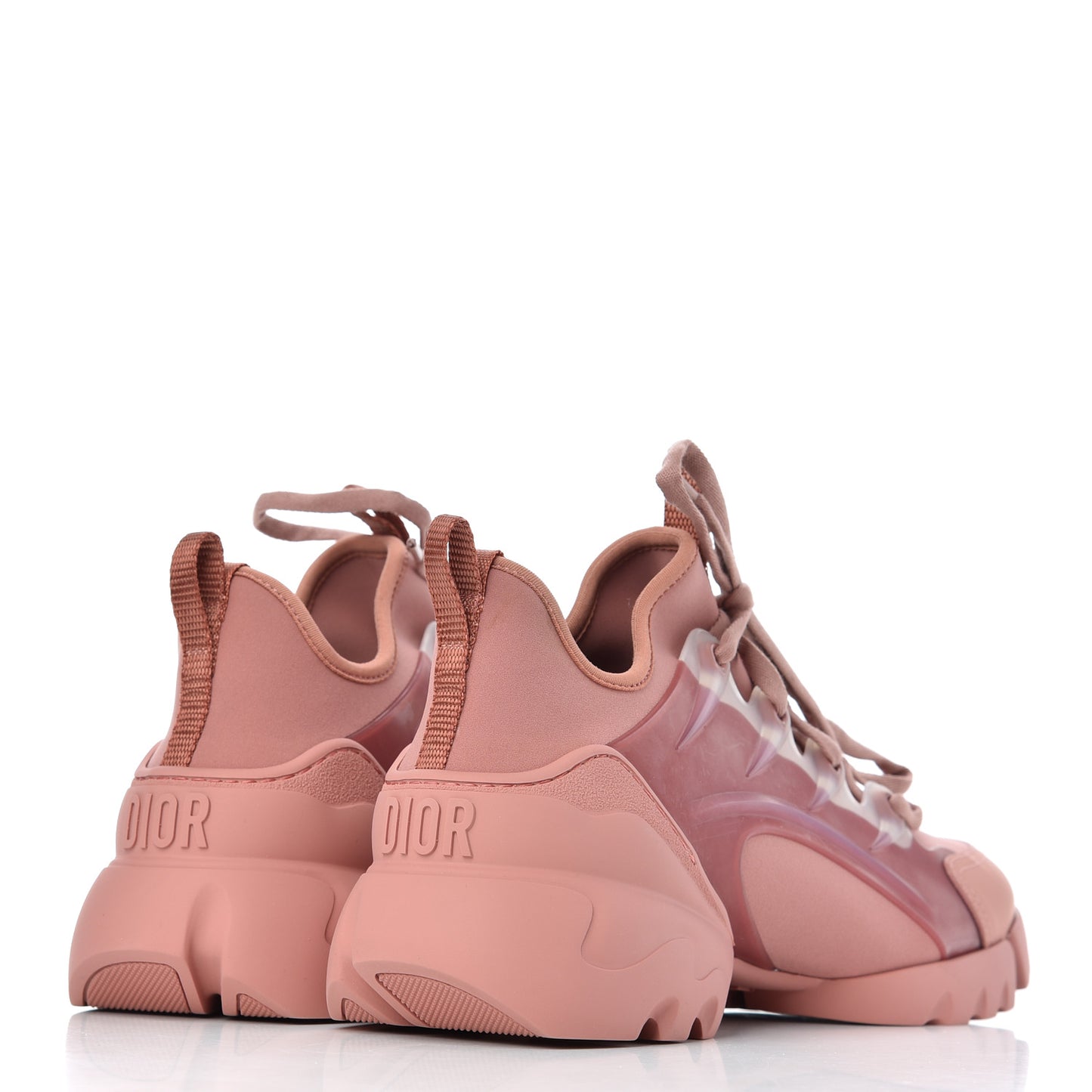 Neoprene Rubber Womens D-Connect Sneakers 38 Deep Nude