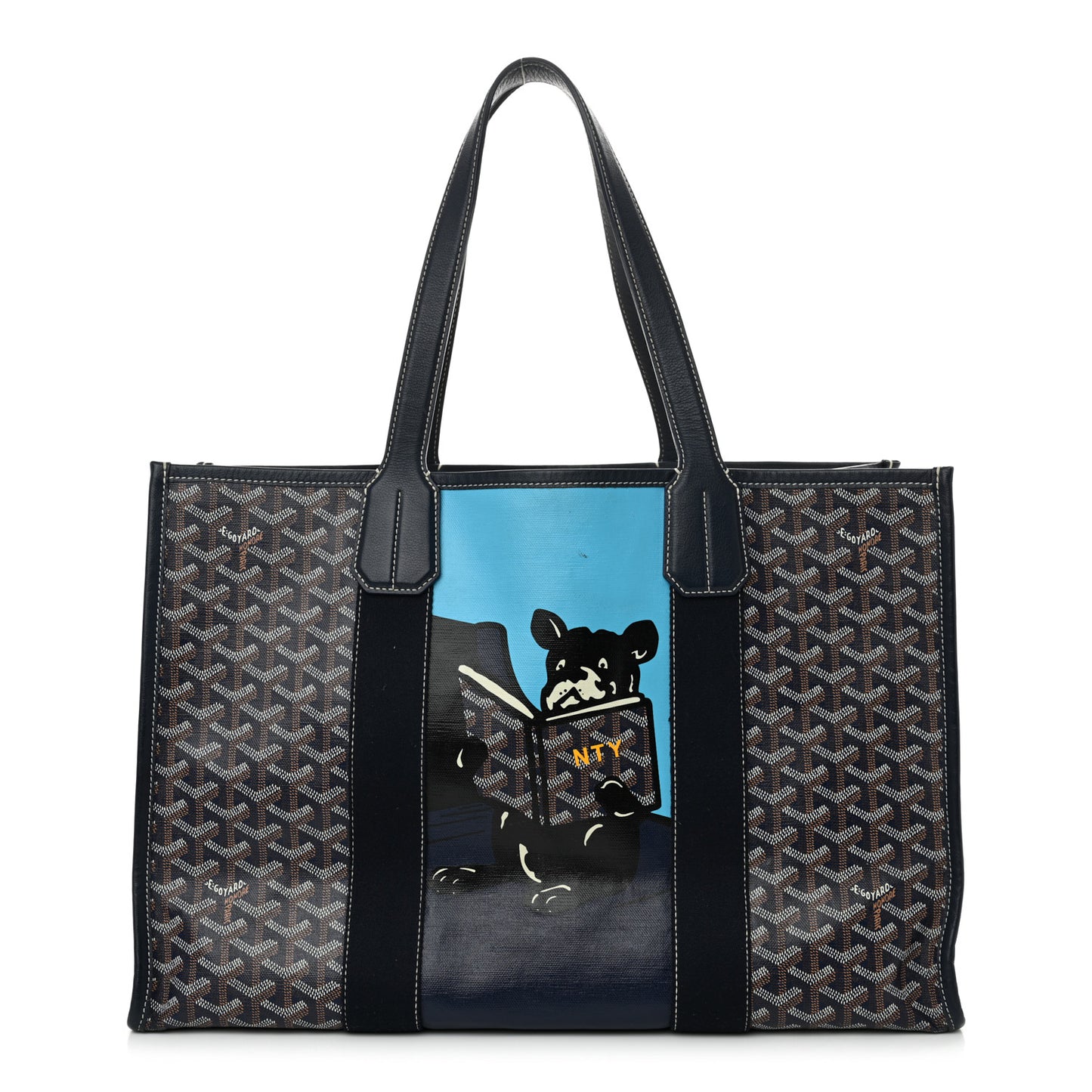 Goyardine Villette Tote Blue