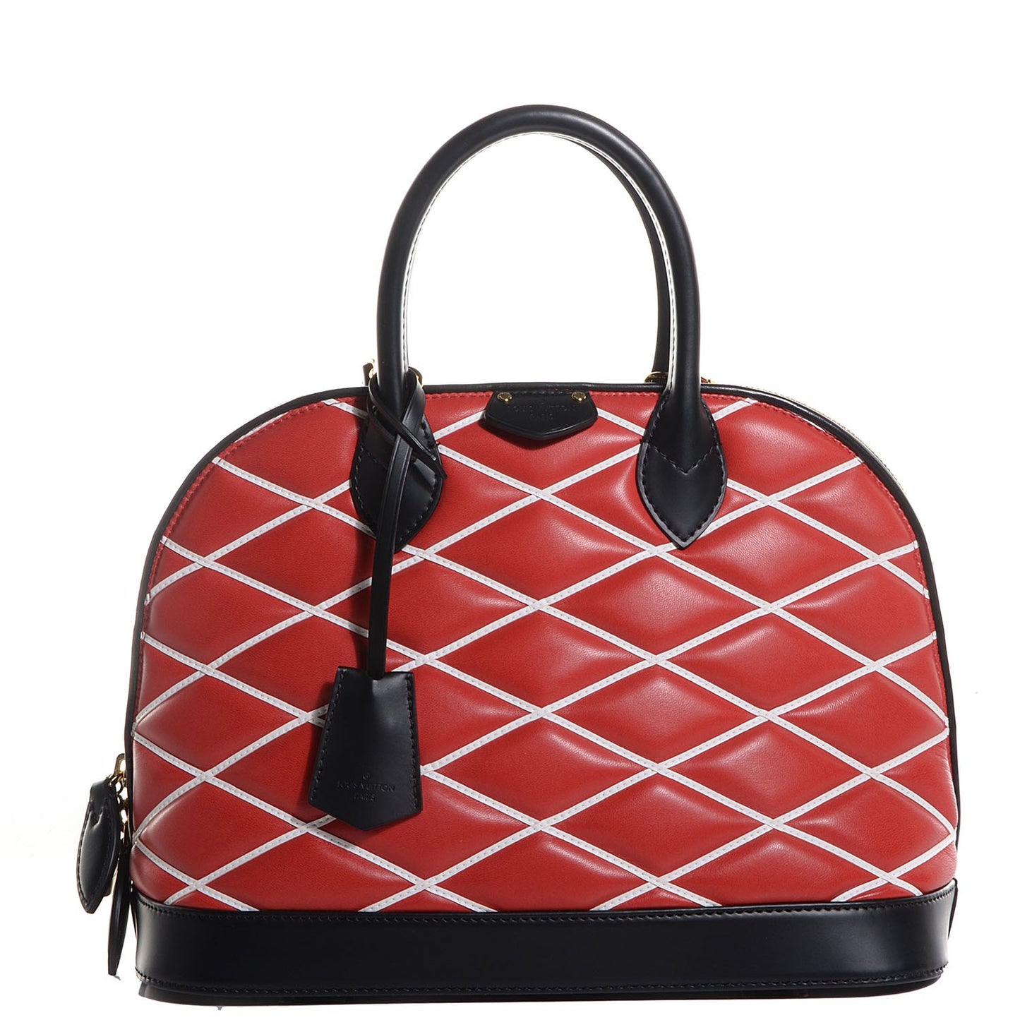 Lambskin Malletage Alma PM Red