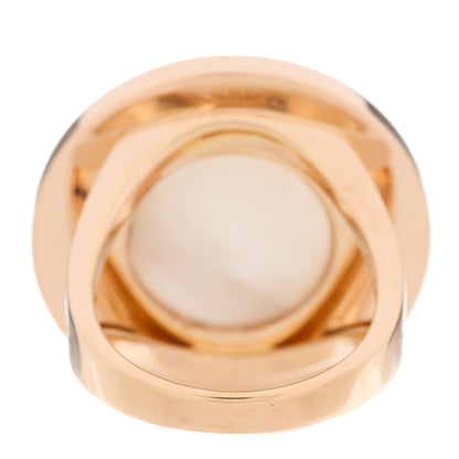 Bulgari 18K Rose Gold Mother of Pearl BVLGARI BVLGARI Ring 53 6.5 5 of 5