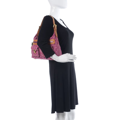 Louis Vuitton Denim Baggy PM Fuchsia 2 of 11