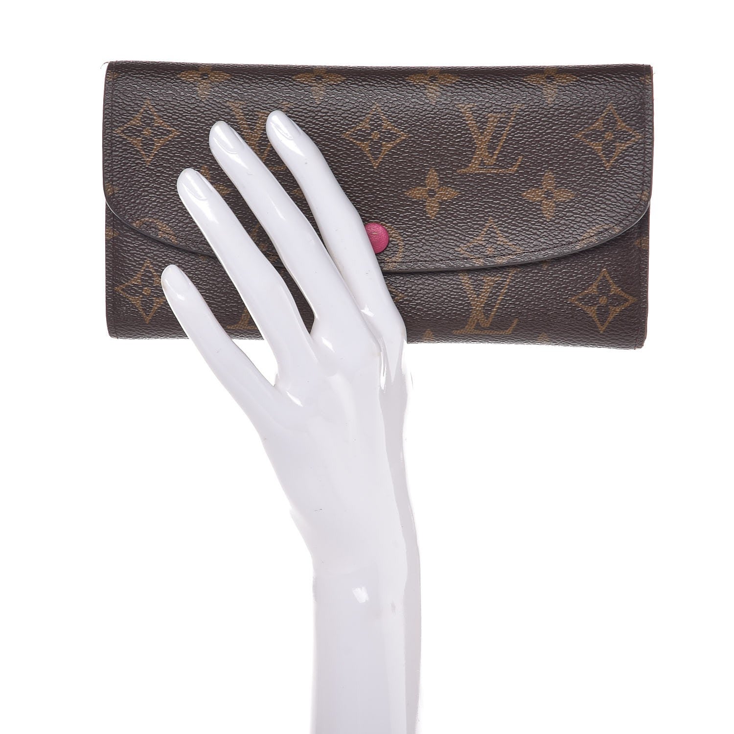 Louis Vuitton Monogram Emilie Wallet Hot Pink 2 of 10