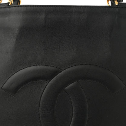 Chanel Lambskin CC Tote Black 8 of 11