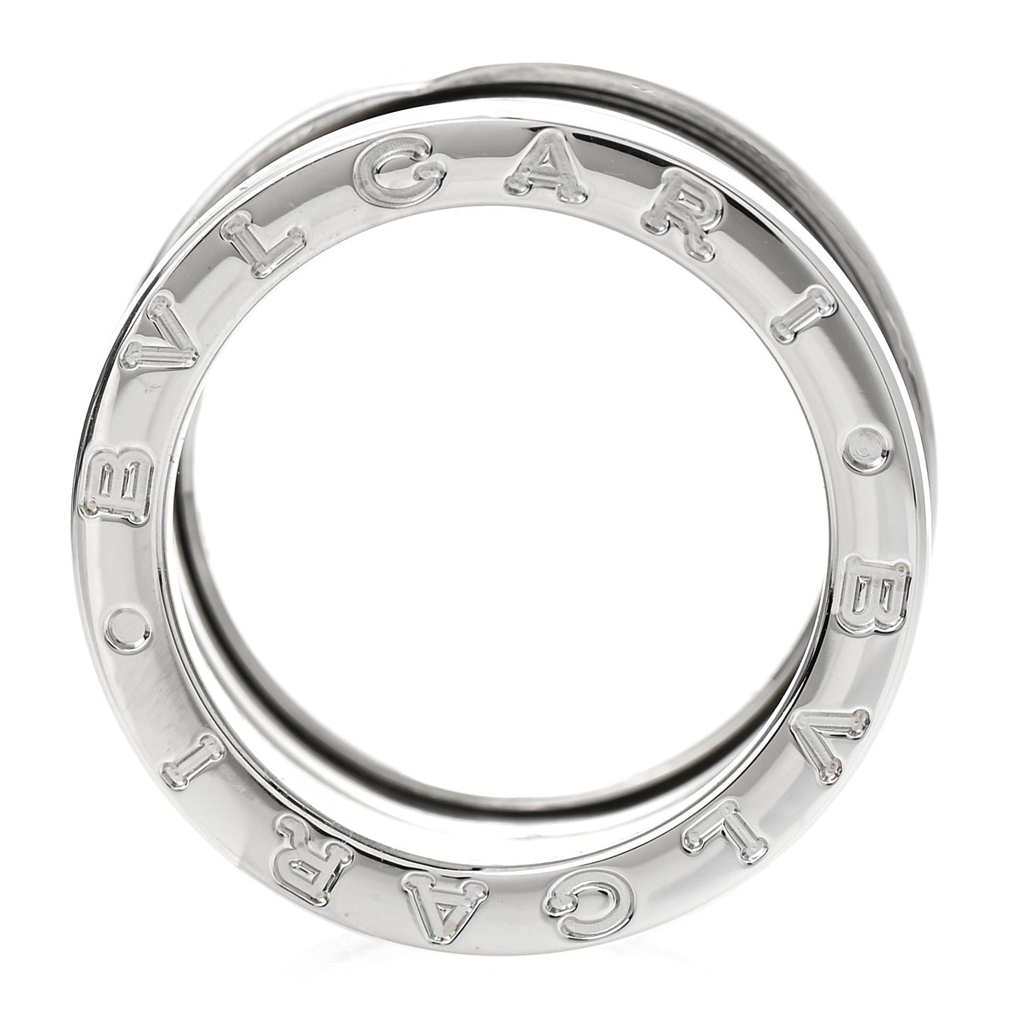 18K White Gold B.Zero1 Four-Band Ring 51 5.75