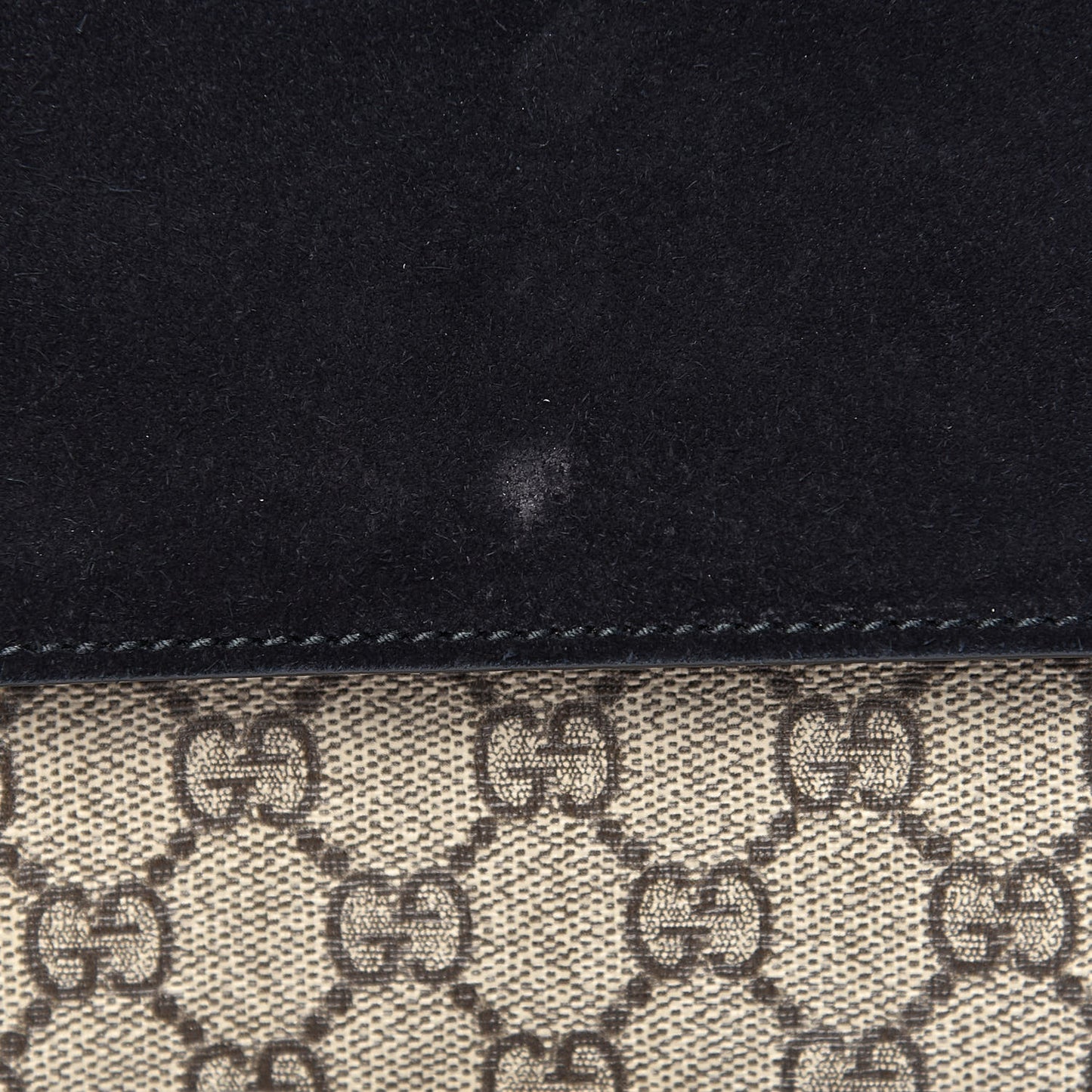GG Supreme Monogram Small Dionysus Shoulder Bag Black
