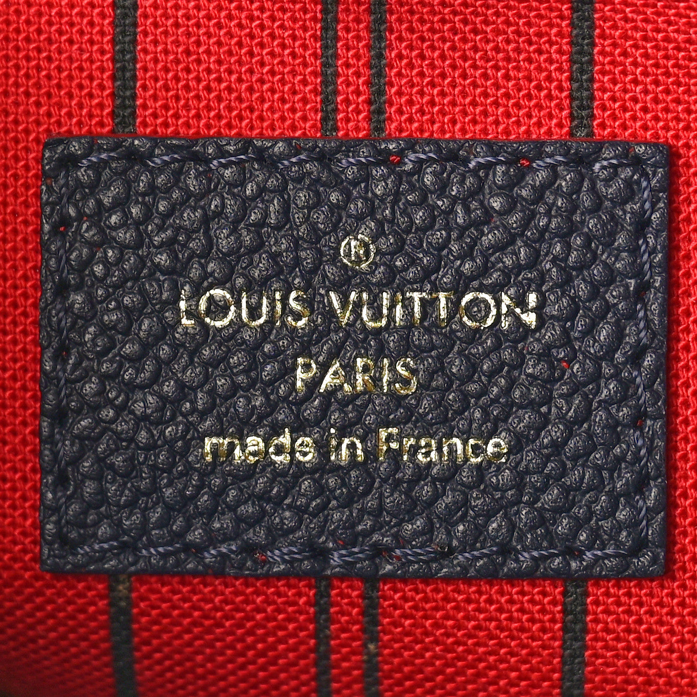 Louis Vuitton Empreinte Montaigne BB Marine Rouge 6 of 9