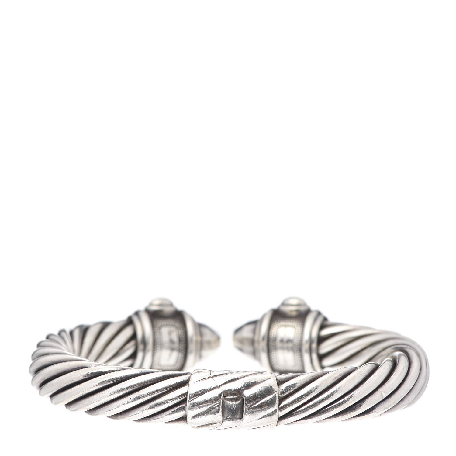 David Yurman Sterling Silver 10mm Renaissance Cable Bracelet 3 of 5