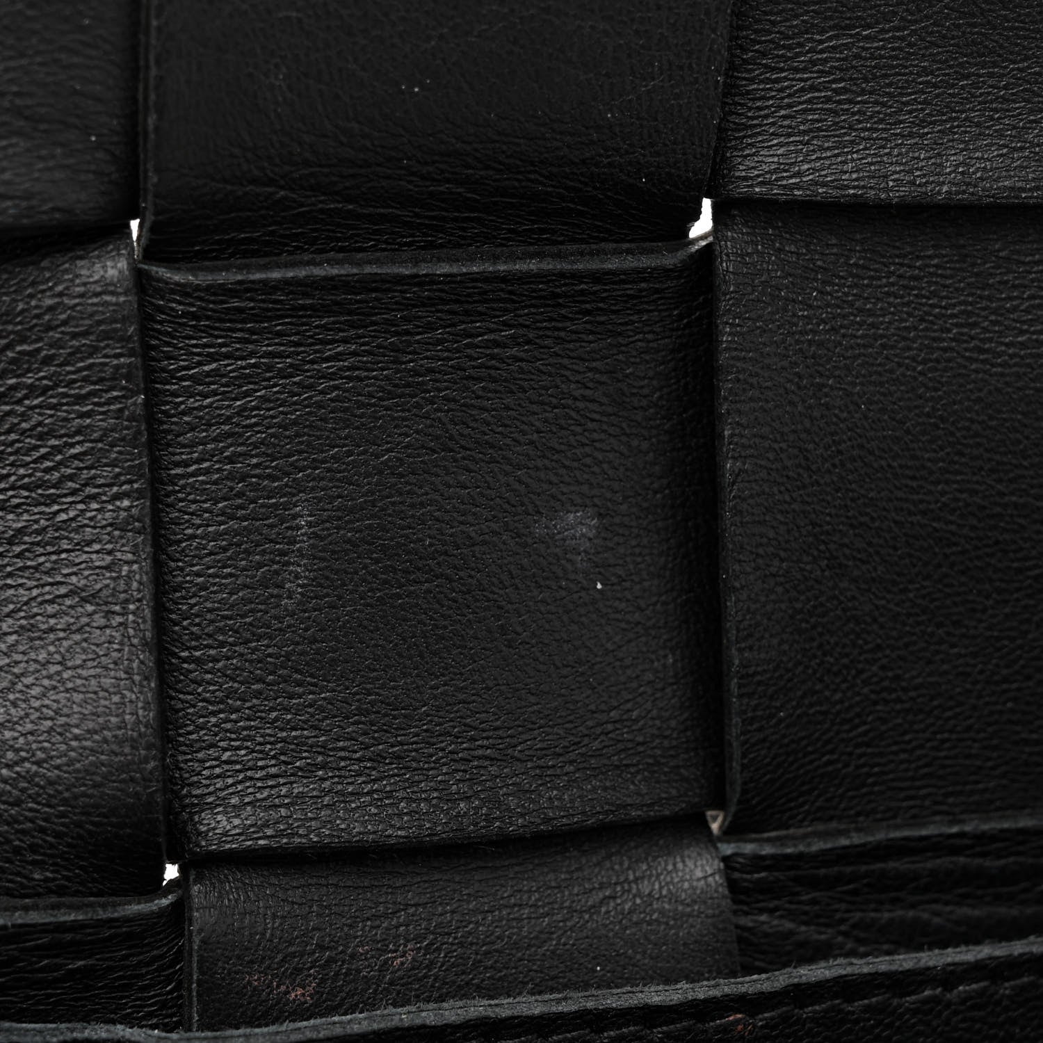 Bottega Veneta Lambskin Maxi Intrecciato Cassette Crossbody Bag Black 12 of 14