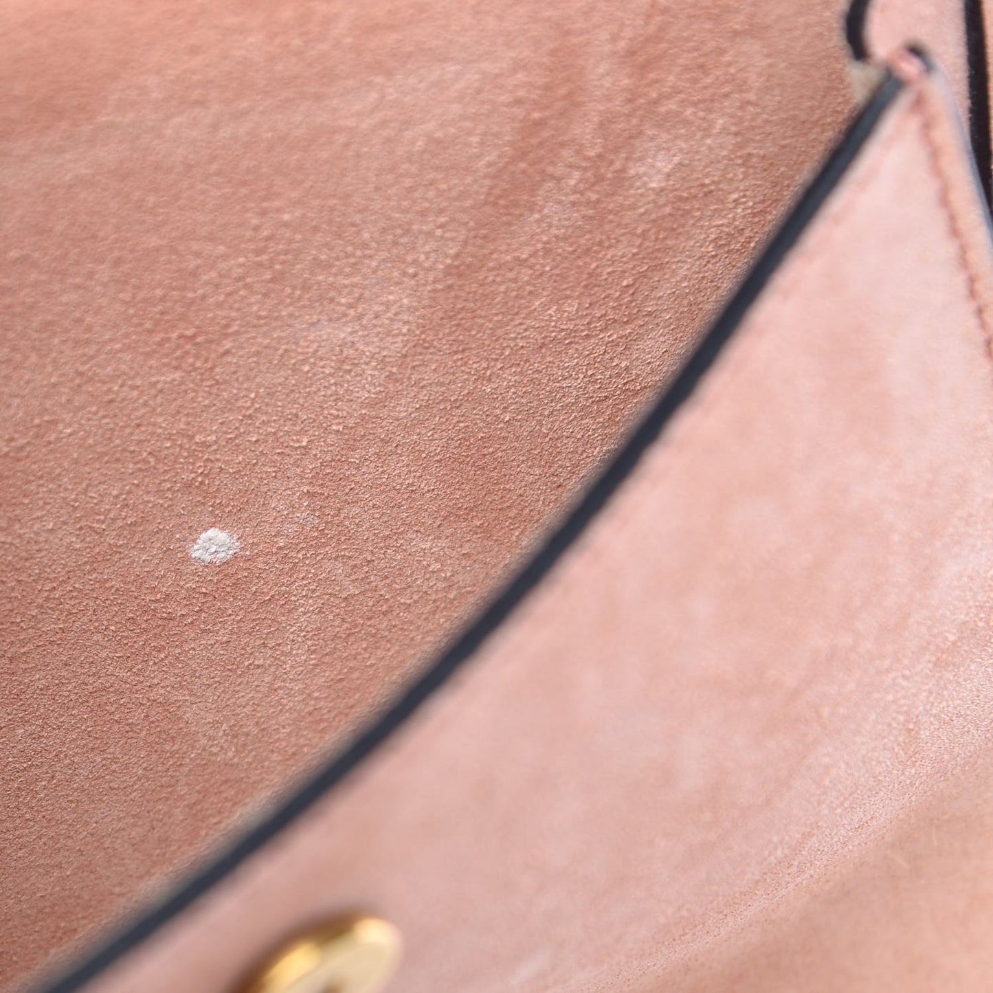 Suede Braided Small Hudson Shoulder Bag Sheer Pink