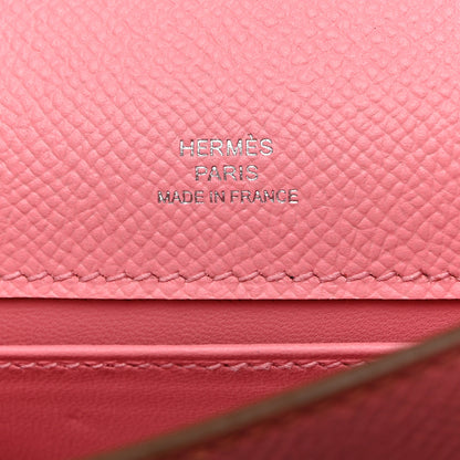 Hermes Epsom Kelly Pochette Clutch Rose Confetti 6 of 13