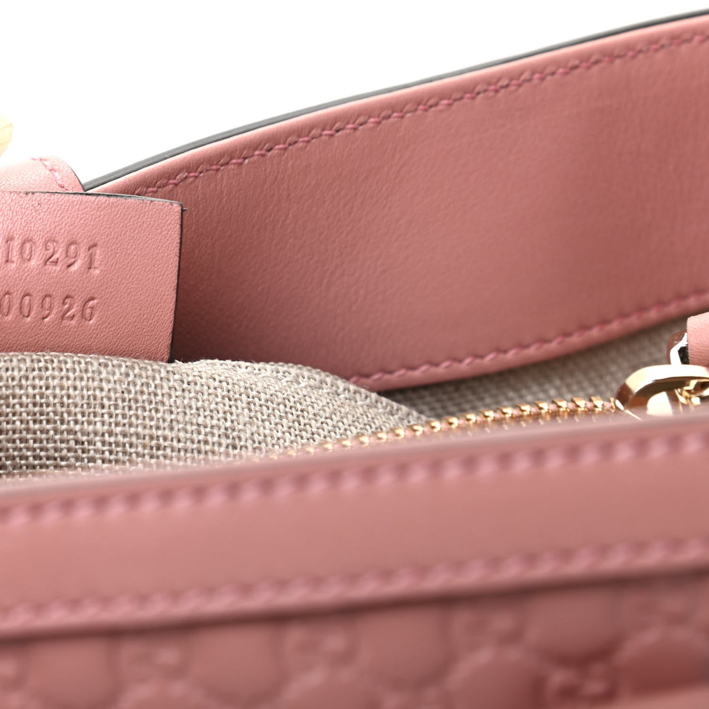 Soft Microguccissima Medium Tote Soft Pink