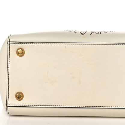 Christian Dior Calfskin Wheel of Fortune Medium Lady Dior Off White 14 of 17