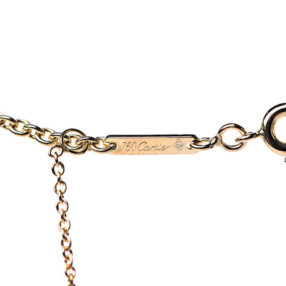 Cartier 18K Pink Yellow White Gold Baby Trinity Pendant Necklace 7 of 9