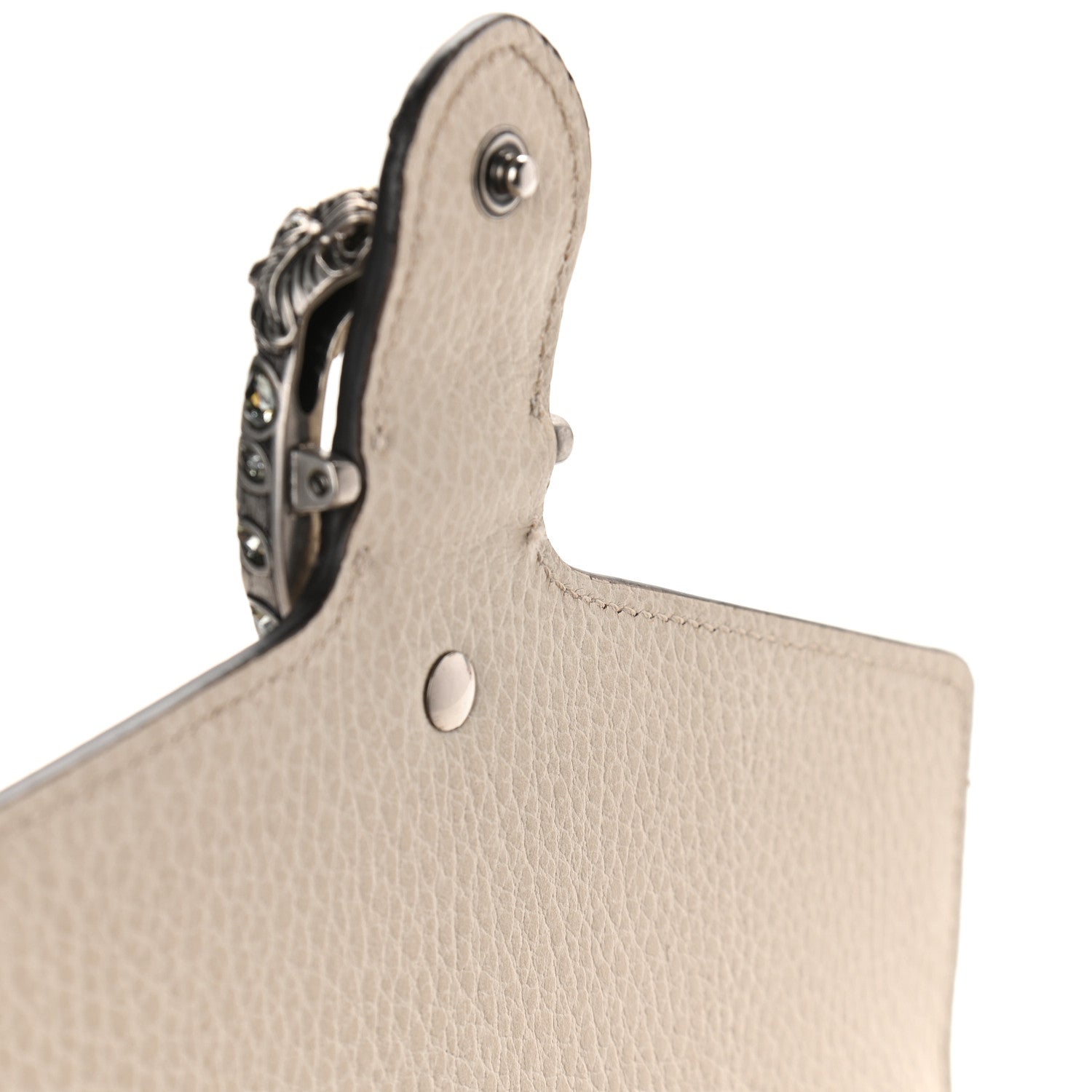 Gucci Dollar Calfskin Mini Dionysus Chain Wallet Mystic White 9 of 11
