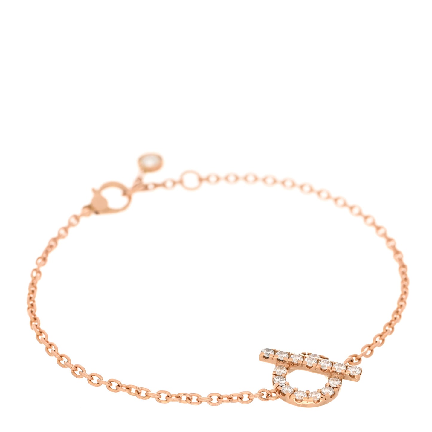 18K Rose Gold Diamond Finesse Bracelet SH
