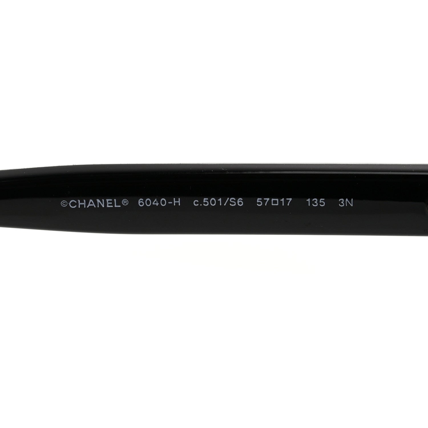 Chanel Freshwater Cultured Pearl Butterfly Sunglasses 6040-H Black 5 of 9