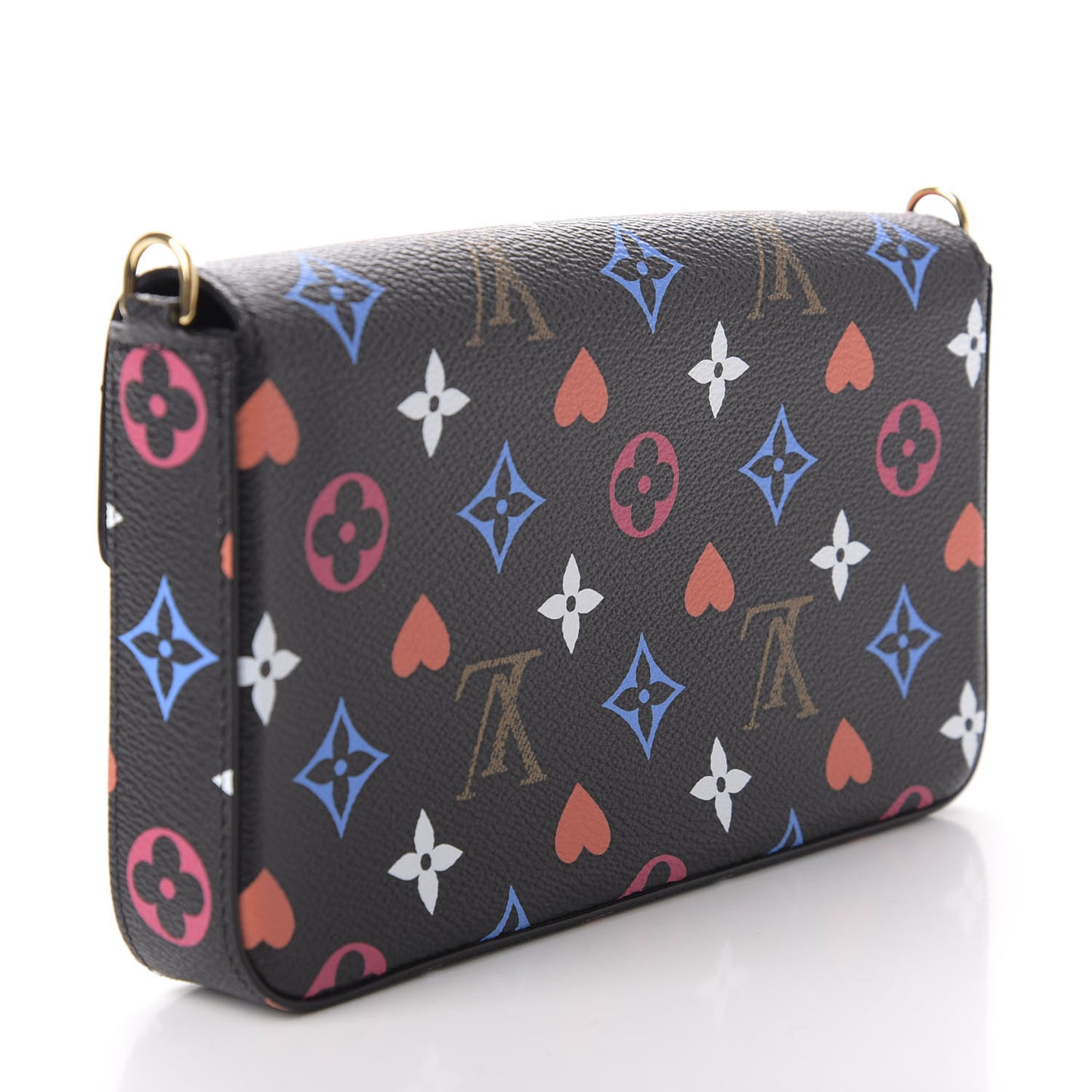 Game On Felicie Chain Wallet Black